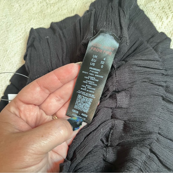 NWT ASOS maxi beach skirt with lace up sides - Picture 8 of 11